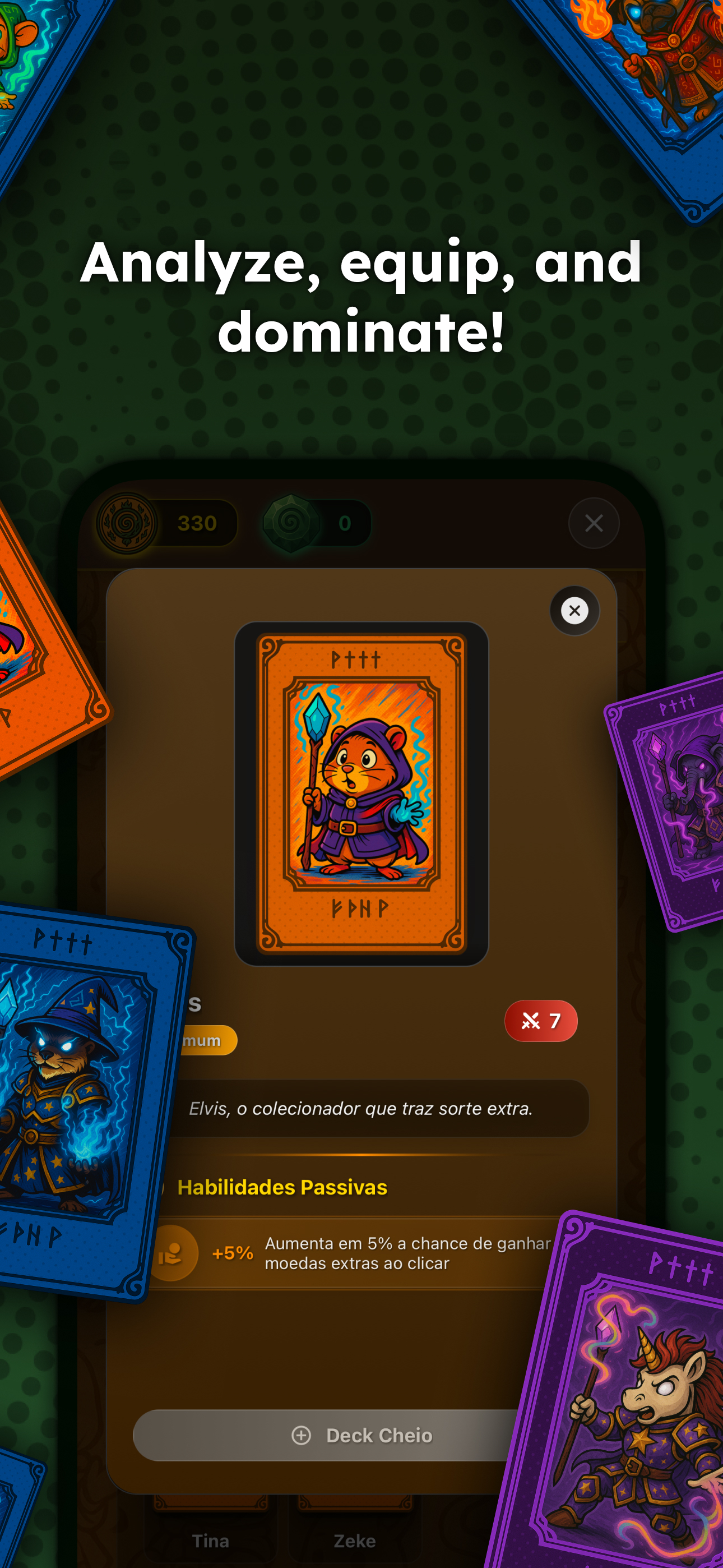 Idle Card RPG - Mini Mystics