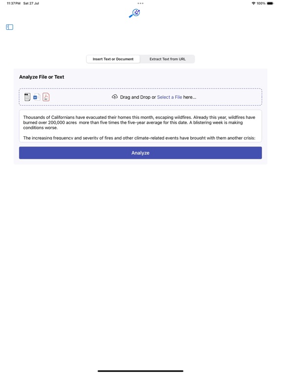 Screenshot #4 pour Text AI Summarizer & TLDR Tool