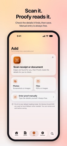 Receipt Organizer - Proofy Screenshot 6 of 7
