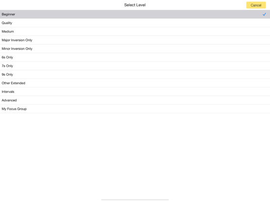 Piano Ear Training iPad screenshot 7 - Music app