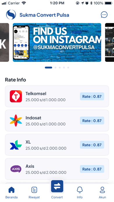 Sukma Convert - Tukar Pulsa Screenshot