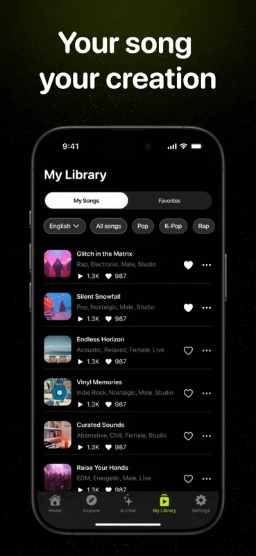 Song AI: AI Music Generator screenshot 5 of 6
