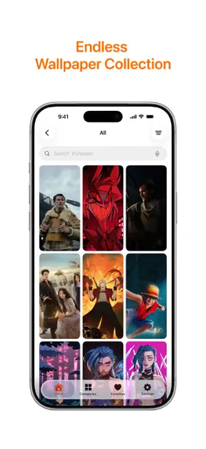 Glassora: Wallpapers HD, 4K screenshot 3
