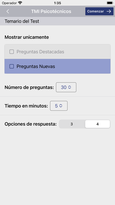 Psicotécnicos IQ Test Me In Screenshot