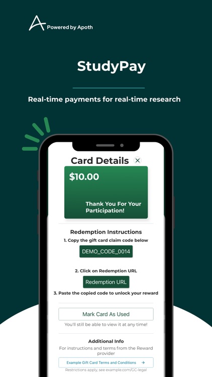 StudyPay - Research Incentives