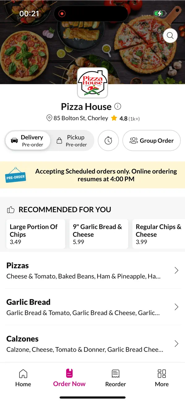 Screenshot #2 pour Pizza House Chorley