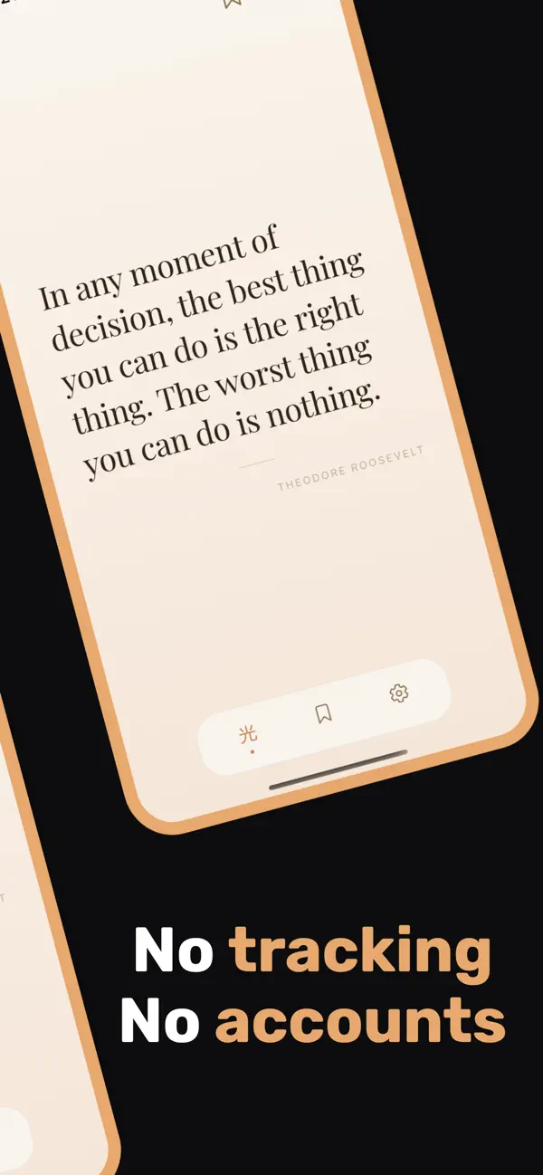 Screenshot #2 pour Hikari - Daily Quotes Widget