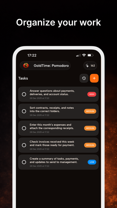 GoldTime: Pomodoro screenshot