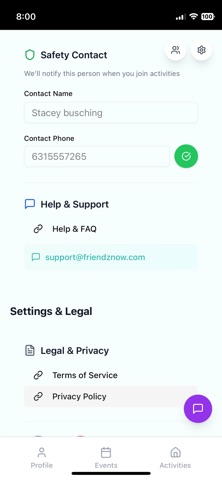 FriendZnow screenshot
