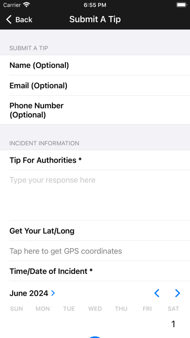 Sabine County Sheriff, TX Screenshot