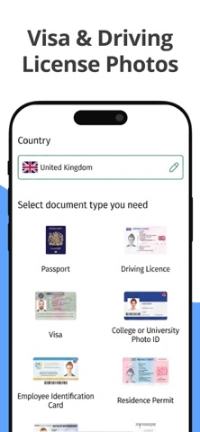 Passport Photo Maker, ID Photo iPhone screenshot