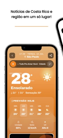 Rádio Cidade 96.5 FM iPhone screenshot