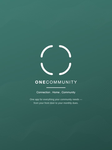 OneCommunity iPad screenshot