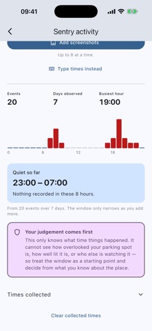 Sentry Saver iPhone screenshot