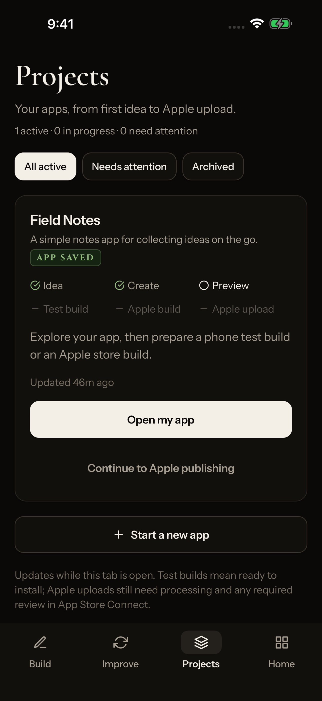 Screenshot 2 of Apollo App Builder