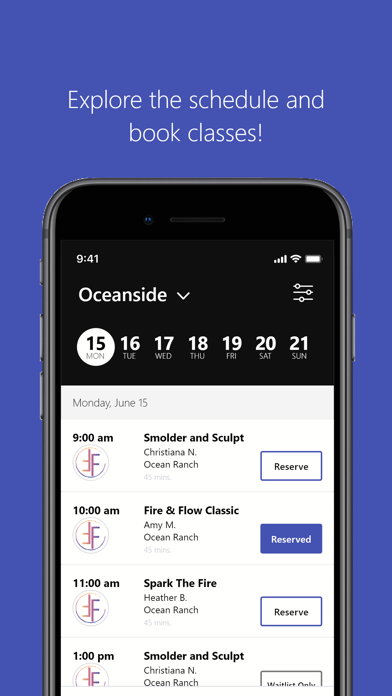 Fire & Flow Hot Yoga Screenshot
