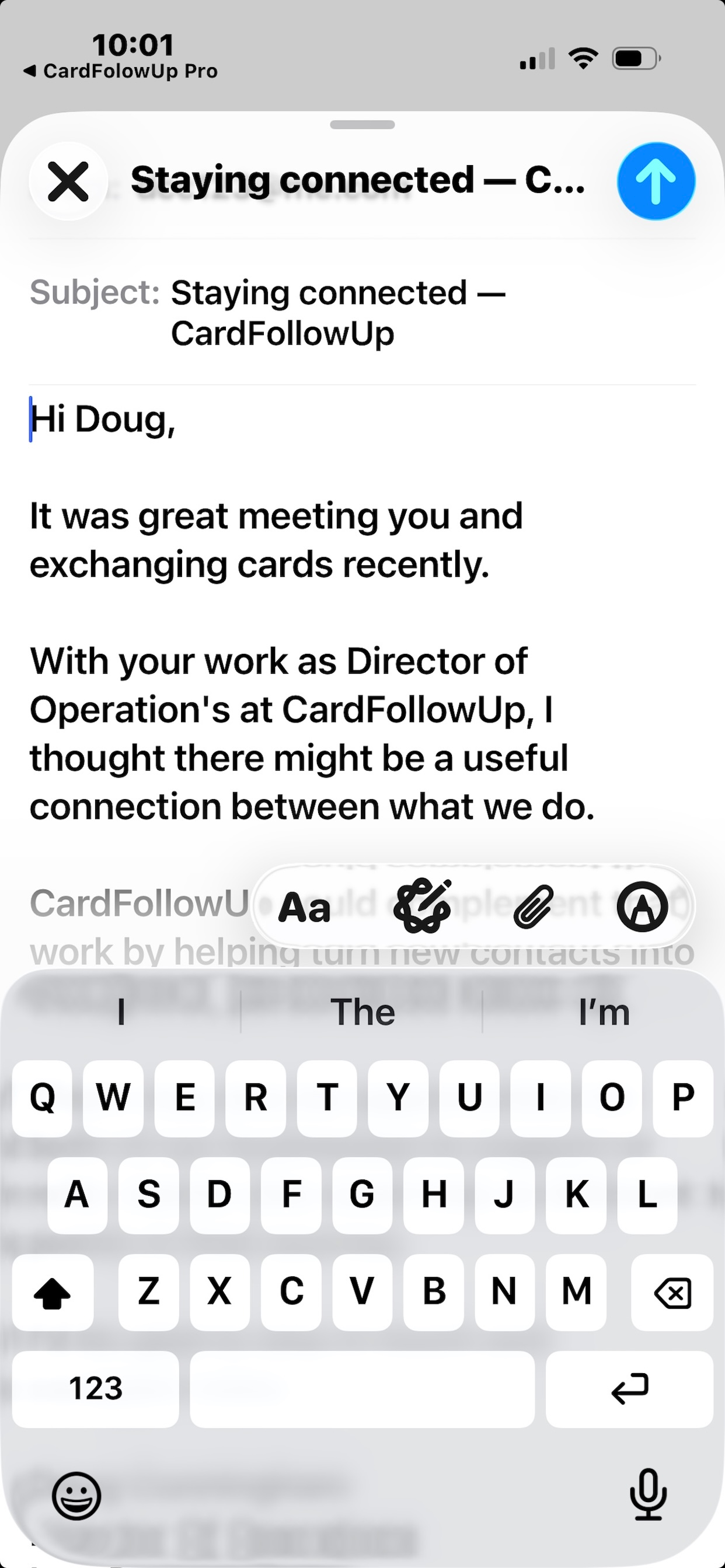CardFollowUp screenshot 9