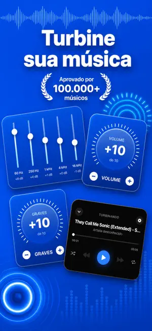 Amplificador de Volume + Bass iPhone screenshot 1