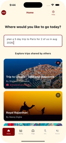 Honge – AI Trip Planner screenshot