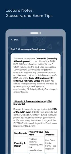 AIGP Exam Prep 2026: With AI iPhone Screenshot 4