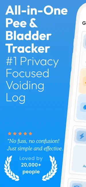 Pee Tracker & Bladder Log screenshot 1