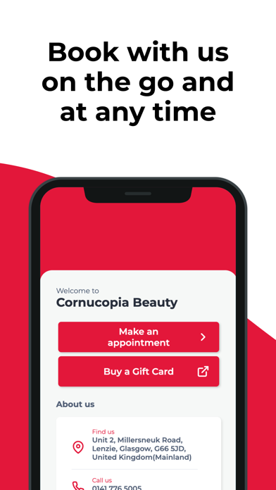 Cornucopia Beauty Glasgow Screenshot