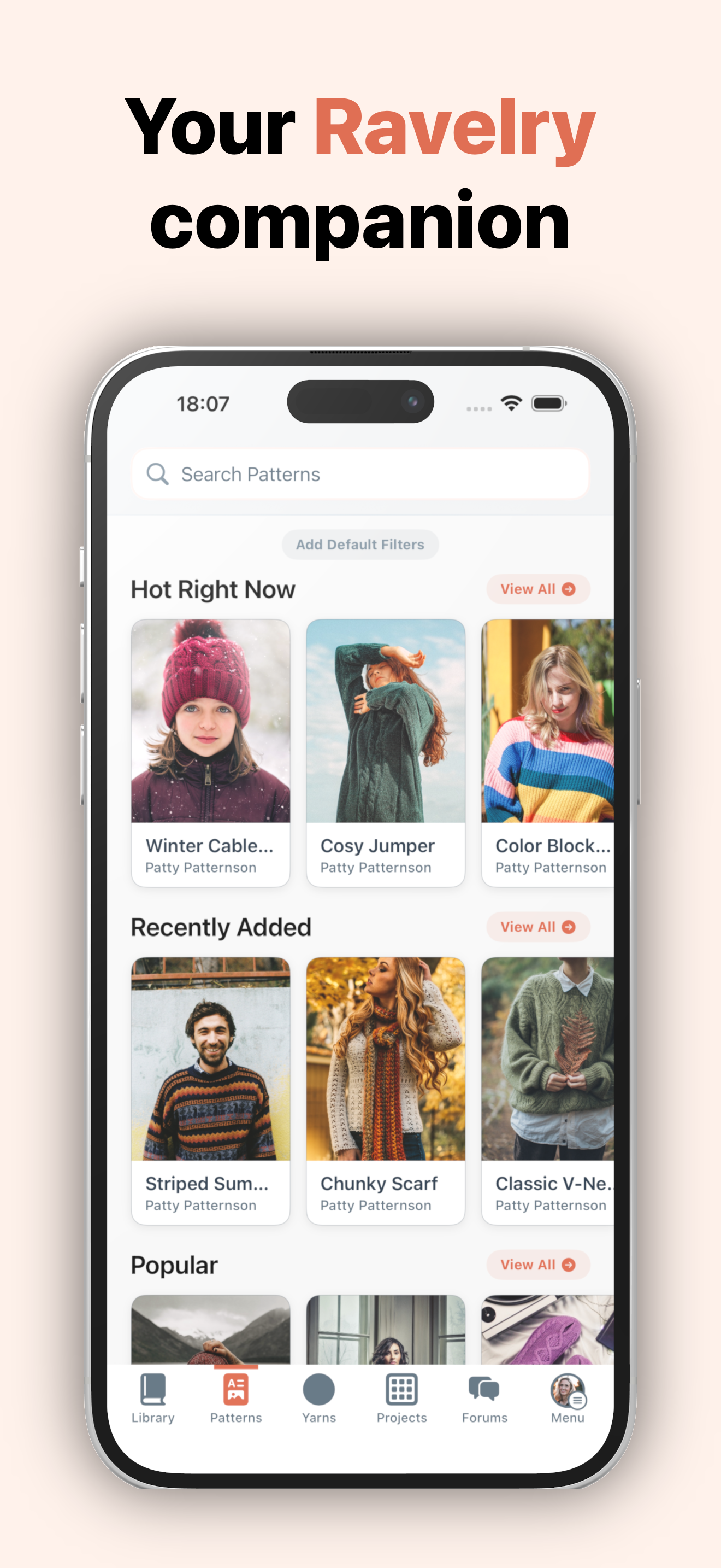kntd:discover - Ravelry Aide