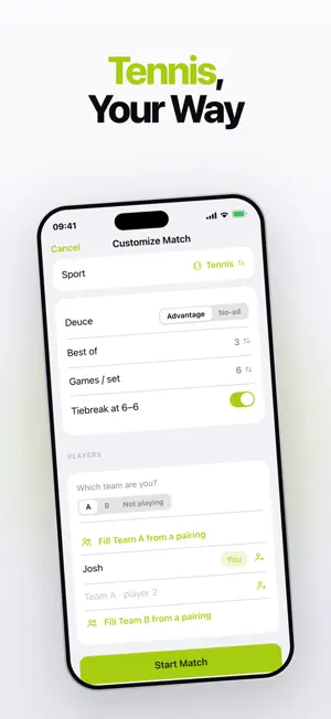 Tennis Court Scoreboard screenshot 3