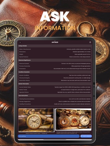 Antique Identifier - Antiker iPad screenshot