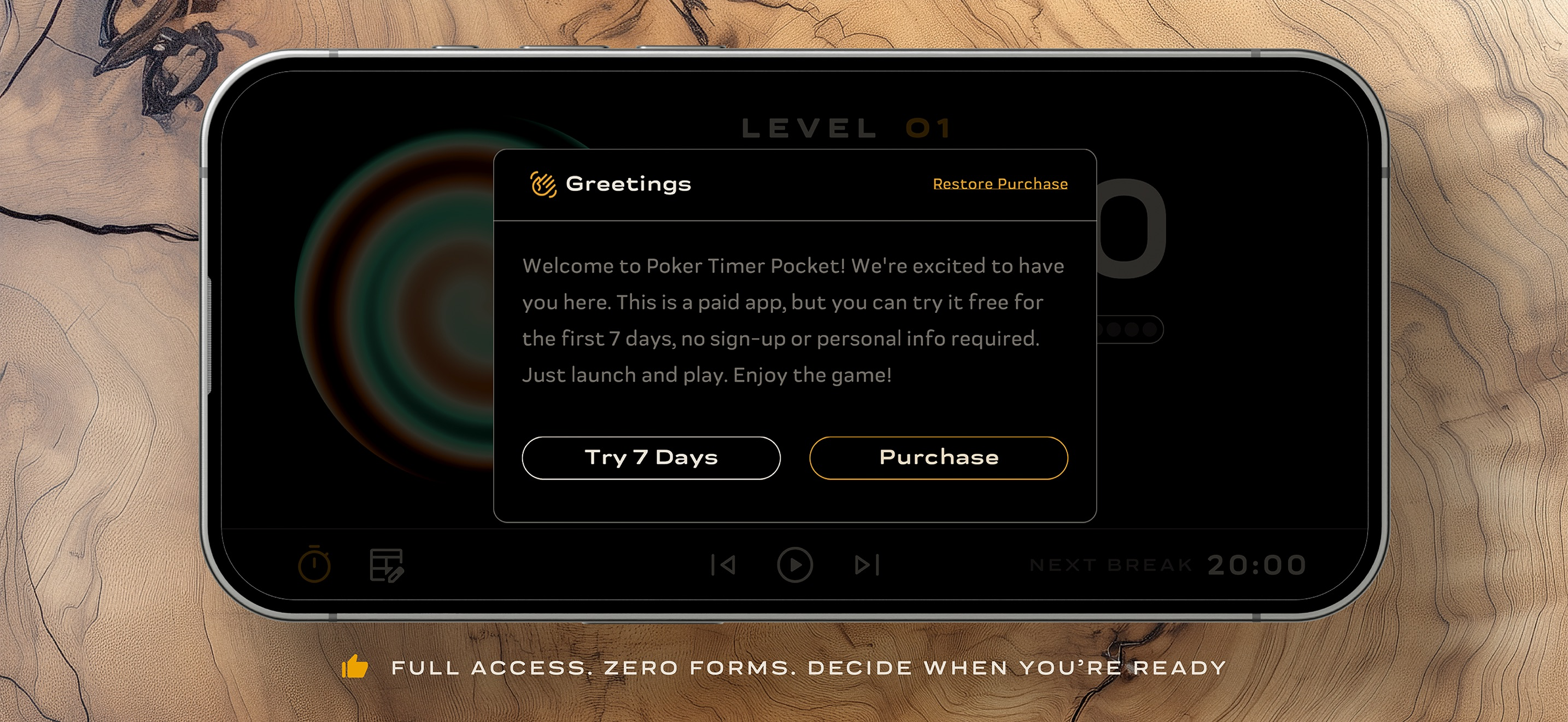 Poker Timer Pocket