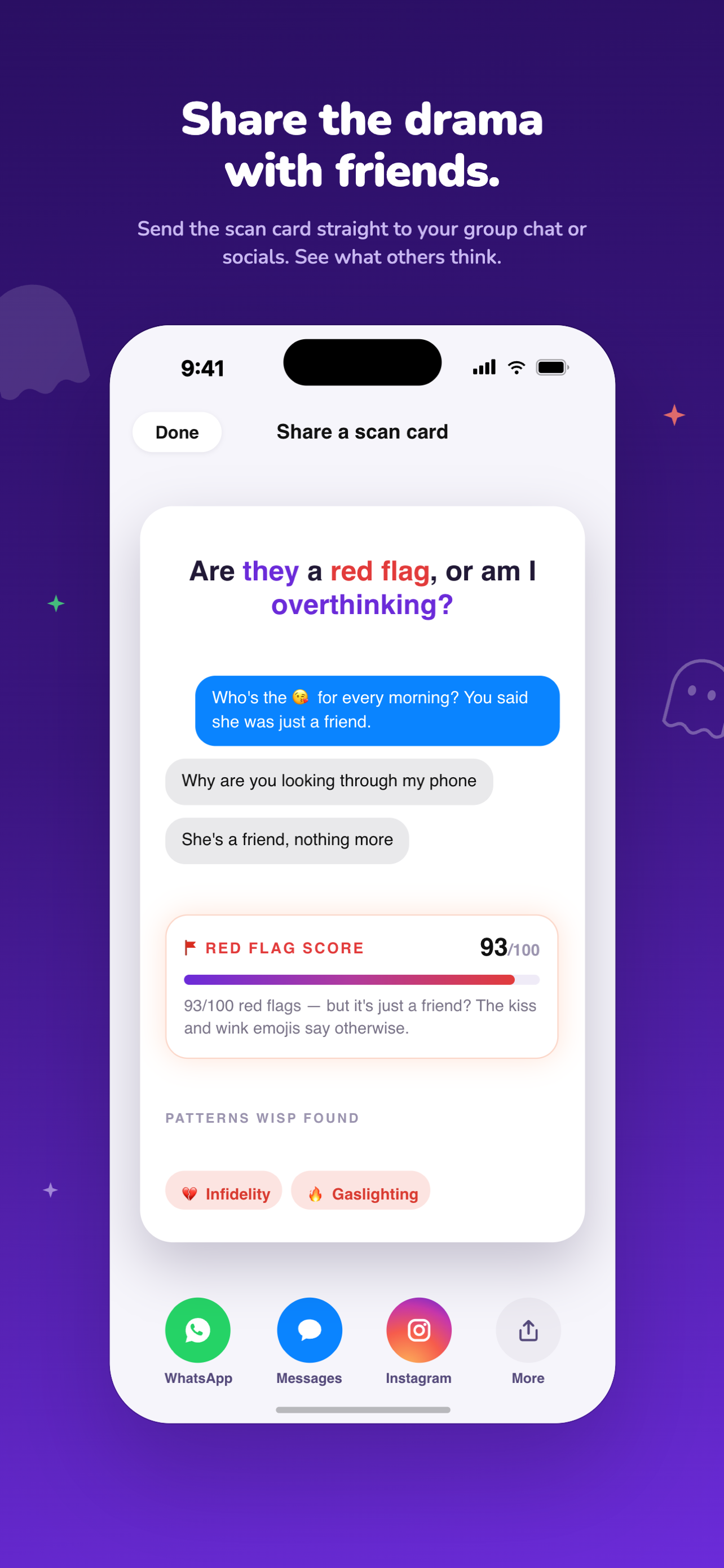 Ask Wisp: Red Flag Scanner screenshot 3