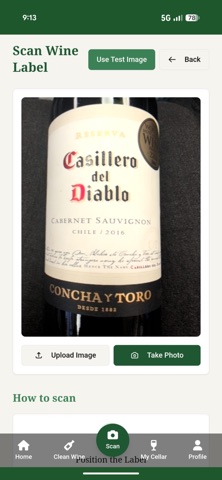 Clean Wine Scanner screenshot