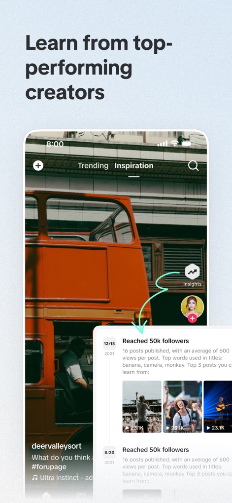 TikTok Studio - Analyse des Leaders