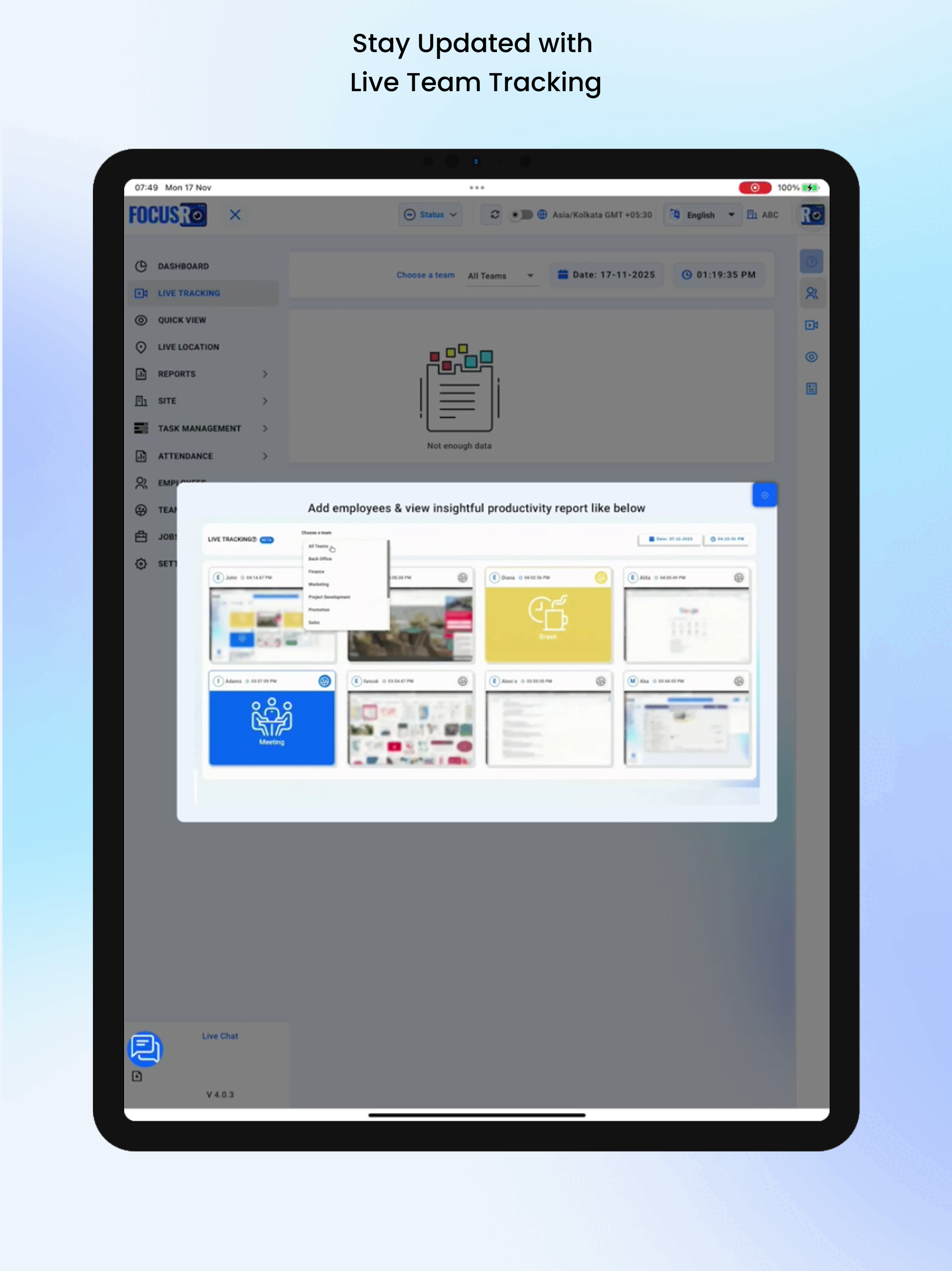FocusRO Dashboard screenshot 11