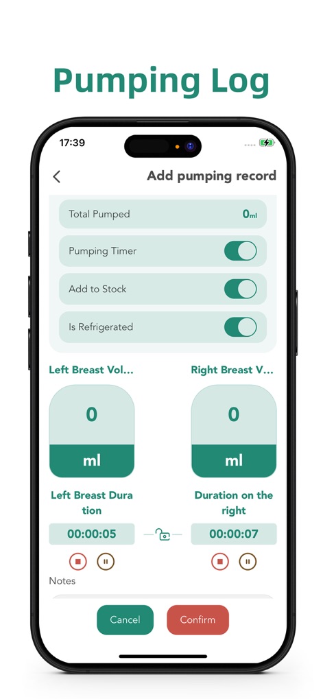 Milk Tracker - Pump & Feed Log - Lifestyle App | MWM