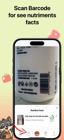 AI RaccoonMind: Shopping List iPhone screenshot