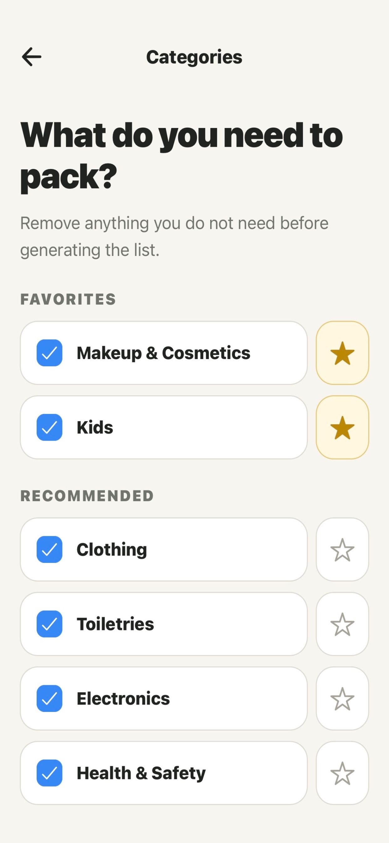 Screenshot 5 of AllPacked: Pack & Travel
