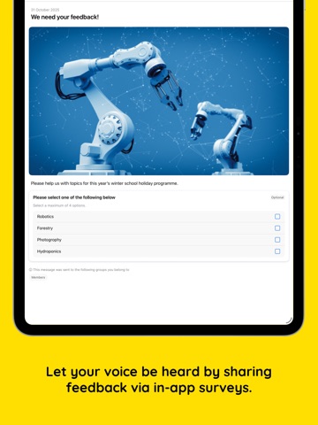 d6 School Communicator iPad screenshot 2