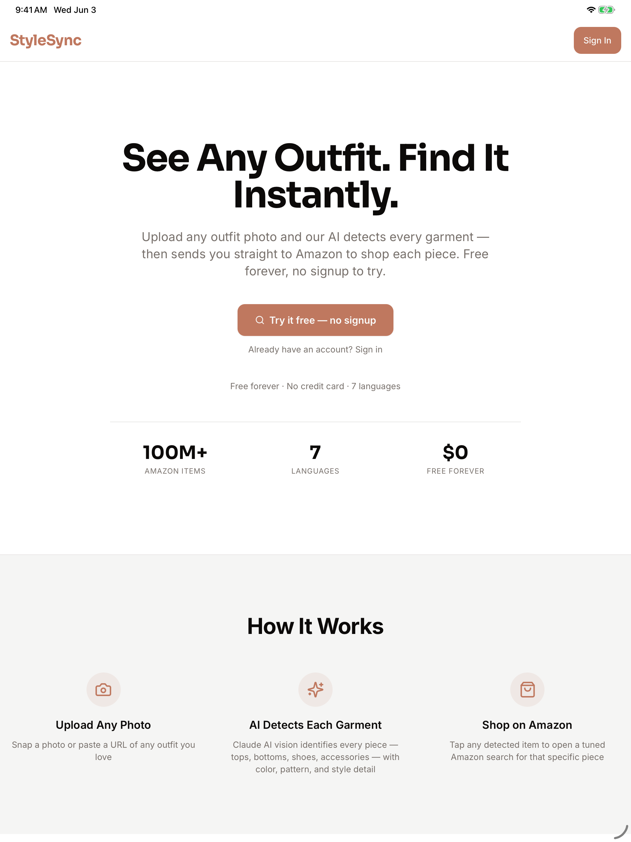 StyleSync: AI Fashion Search