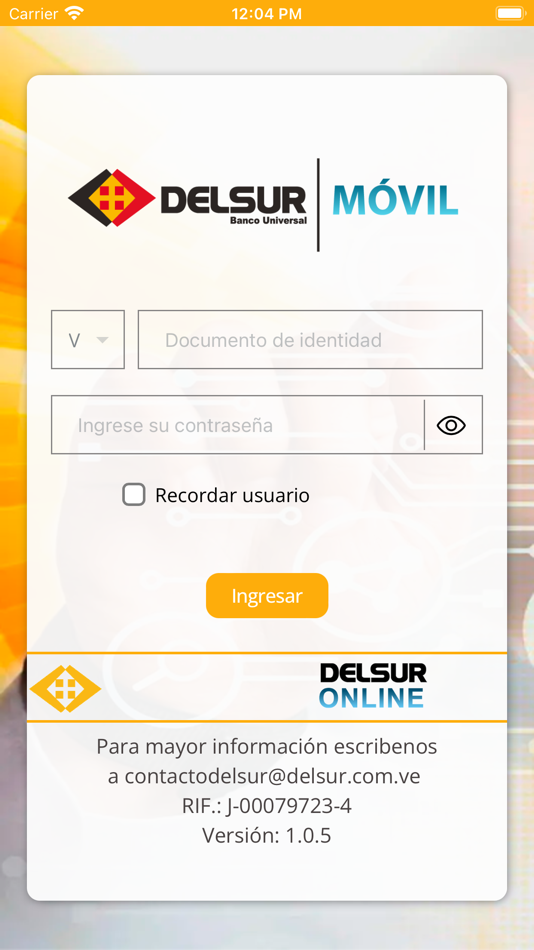 #1. DELSUR Movil (iOS) 由: DEL SUR Banco Universal CA
