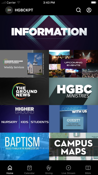 Screenshot #1 pour Higher Ground Baptist Church