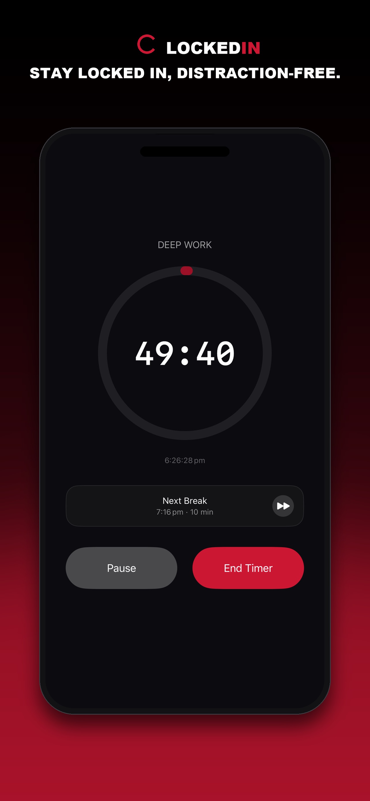 Screenshot 3 of LOCKEDIN Focus Timer