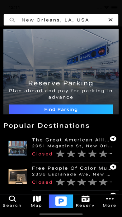 PMSI Parking Screenshot