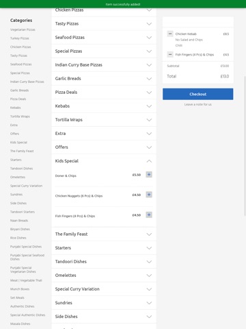 Indian Kitchen SouthMoor iPad screenshot