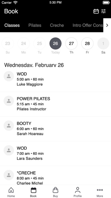 Purebred Fitness Screenshot