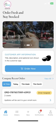Coconut Stock Customer screenshot