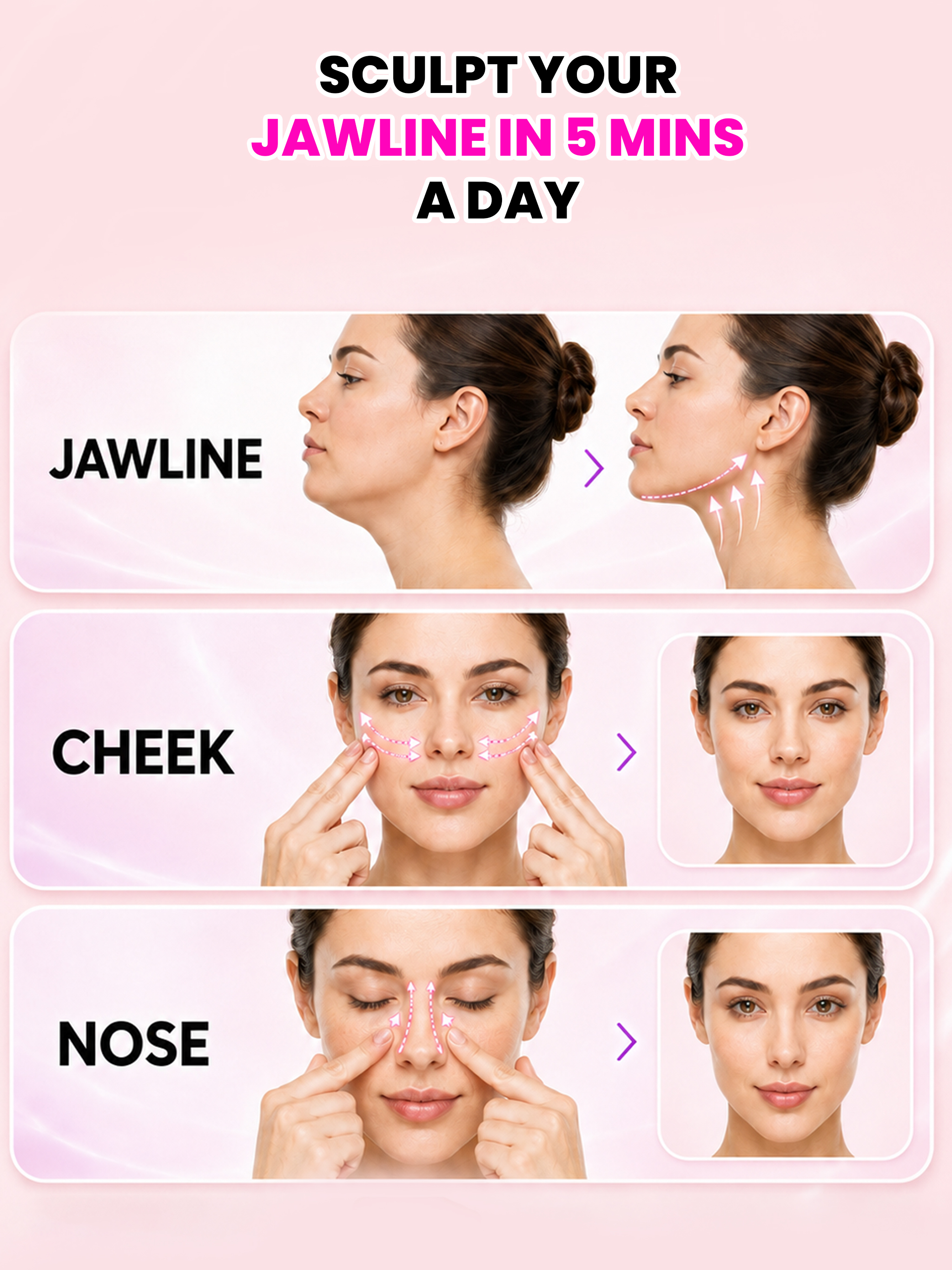 Jawline Exercises & Face Yoga