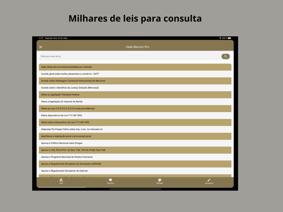 Screenshot #4 pour Vade Mecum Lite Direito Brasil