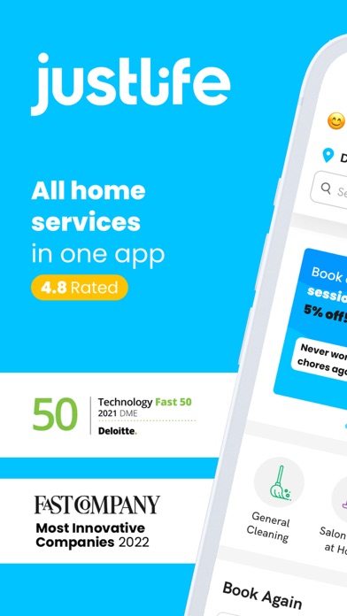 Justlife (Home Services) Screenshot