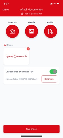 Rabal San Martín Asesores screenshot